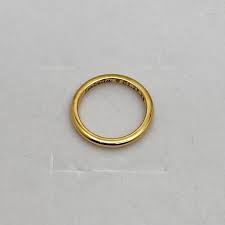 Personalized 18k Solid Gold Inner Engraving Band, 1.8mm Thin ...