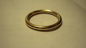 14kt SOLID Gold Ring, Thick Gold Stacking Ring, Rose Gold ...