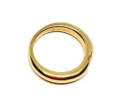 Cartier Ellipse Collection 18K Yellow Gold 0.25 CT Diamond ...