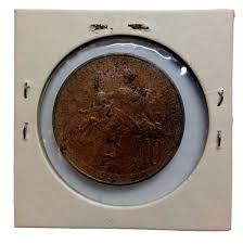 France 1902 10 Centimes Coin Circulate Carded Uncleaned ...