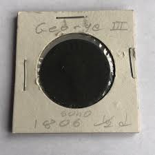 1806 George III Great Britain Half Penny Coin; 1/2 Penny ...