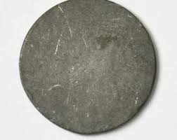 Bull Cow Taurus Grass Sun Antique Pewter Token 21mm ...