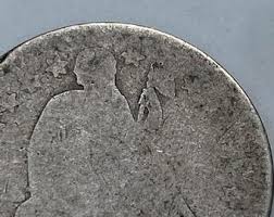 1856 US Silver Seated Dime - Etsy