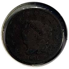 1831 Coronet Head Large Cent. For Sale at Ruby Lane