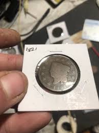1821 large cent coin