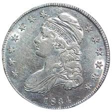 Similar Items to United States Silver Half Dollar Coin - 1834