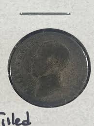 1849 Netherlands 25 Cents Silver Coin Grease Filled Die | eBay