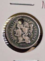 1867 Three Cent Nickel Odd Denomination Type | Mercari