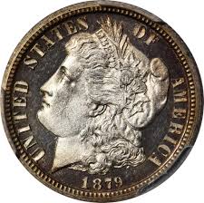 Sold at Auction: 1879 Pattern Morgan Dime. Judd-1586 ...
