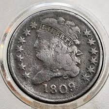 1809 Half Cent - VG+ Details - Classic Head Half Cent - 1809 ...