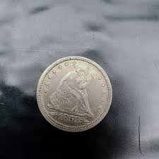 1853 25c Arrows & Rays Liberty Seated Quarter AU About UNC ...