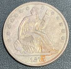 1875 Seated Liberty Half Dollar | eBay