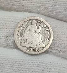 1848 Seated Liberty Dime #2398 | eBay