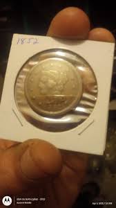 1852 large cent coin