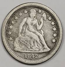 1842-o Liberty Seated Dime. Small "o". F-104. 161401 | eBay