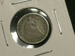 1854 Seated Liberty Half Dime Type Coin (AD7) - Etsy