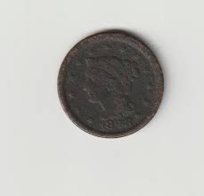1848 Braided Hair Large US One Cent - Etsy