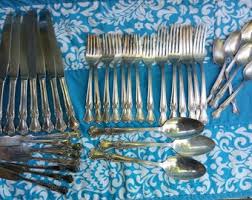 Vintage Old Company Plate Teaspoon Spoon Tarnished Silver Plate Floral 1950 Flatware Silverware Panchosporch - Etsy