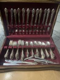 Vintage 1847 Roger Bros Silverware Set 91 Pieces Original ...