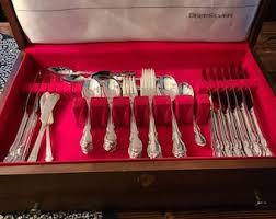 Mismatched Silverplated Flatware Set (77) and Cleaners - Etsy