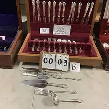 Oneida Satin Beauty Sterling Silver Flatware Set 28 Pieces