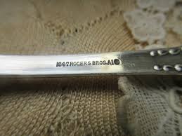 Antique 1847 Rogers Bros. AI Silver Plate Serving Spoons ...