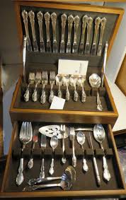 Vintage 108 Piece 1847 Rogers Bros IS Reflection Silverplate ...