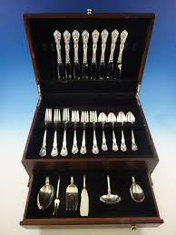 Chateau Rose by Alvin Sterling Silver Flatware Set for 8 ...
