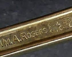 Antique 2 Pieces 1901's Marked William a Rogers Silver Plate ...