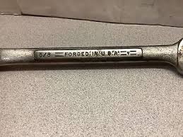 Vintage Craftsman USA Combination Wrench 5/8" SAE =V= 12 Point | eBay