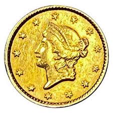 1853 Rare Gold Dollar High Grade