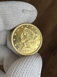 5 Dollars 1903 USA Not Golden! Coin REPLICA - Etsy