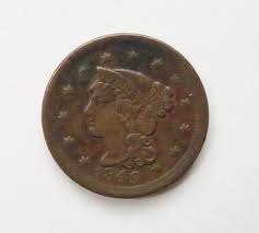 US 1849 Penny, 175 Years Old - Etsy