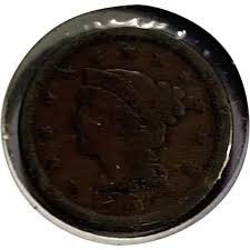 1851 Braided Hair Large Cent. For Sale at Ruby Lane