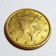 Very Fine Type I $1 Gold Liberty (90% Gold)