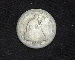 1875 S Liberty Seated Twenty Cents G - US Coin — Huntington ...