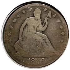 1856 O Seated Liberty Half Dollar. For Sale at Ruby Lane