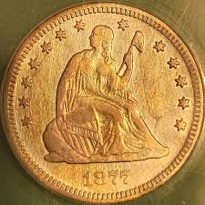 1877 Seated Quarter