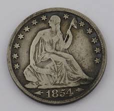 1854 O Seated Liberty Half Dollar - Item# 7875 | eBay