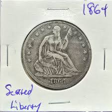 1864 Seated Liberty Half Dollar | Coolstax Vault