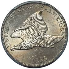 Buy 1858 Flying Eagle Cent Large Letters MS63 PCGS ...
