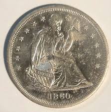 1860-O New Orleans Seated Liberty Silver Dollar Excellent ...