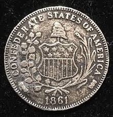 Civil War Seted Coin Csa Confederate Dog Tags