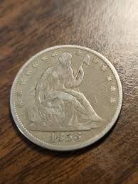 1856 O Seated Liberty Silver Half Dollar ** FREE SHIPPING | eBay