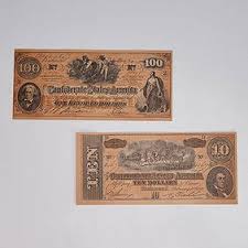 Confederate $20 Note Of December 2nd, 1862: