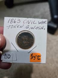 1863 Civil War Token George Washington Coin | eBay