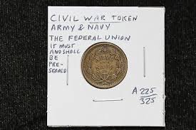Civil War Token Patriotic The Federal Union It Must and ...