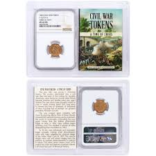 1863 United States Army & Navy Civil War Token NGC MS63 RB ...