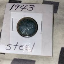 1943 steel Pennie's with no mint mark
