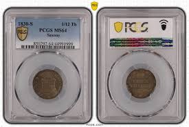 Coin Silver Saxony 1/12 Taler 1830 in Holder PCGS MS64 Top ...